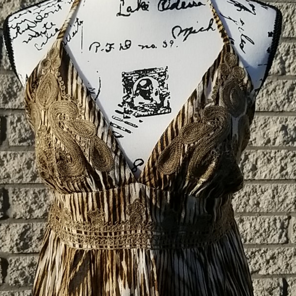 Lucky Brand Halter Maxi Dress
